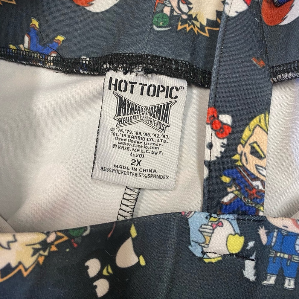 My Hero Academia X Hello Kitty & Friends Kawaii Suspender Skirt 2X - Picture 4 of 4